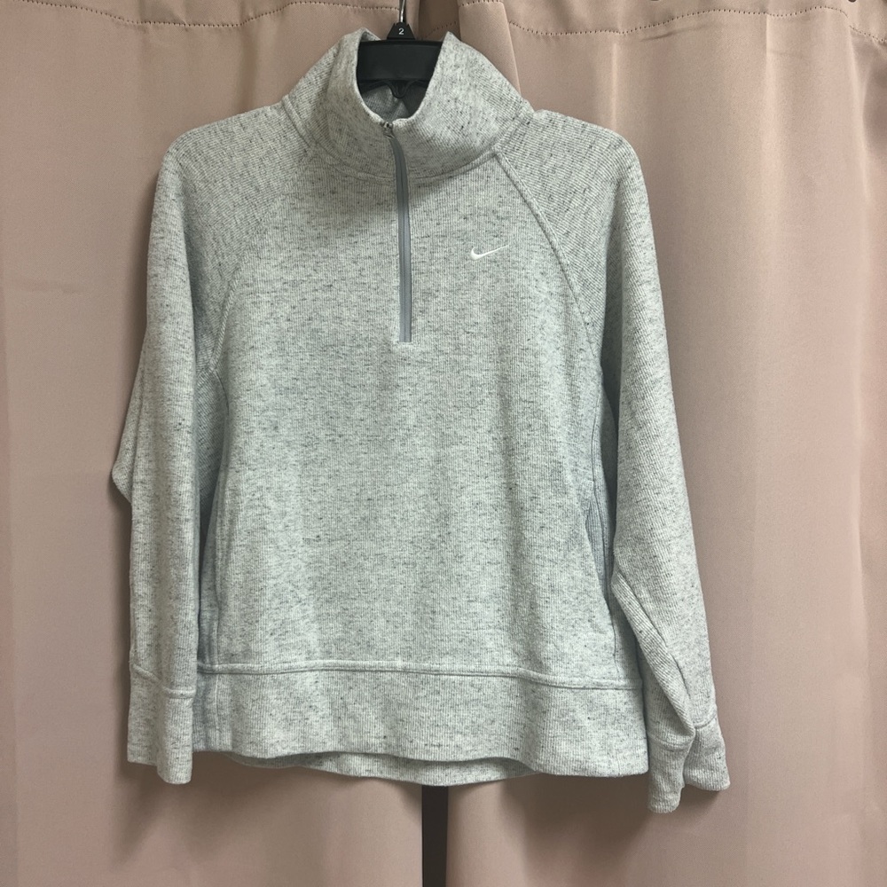 Nike Women's Gray Quarter Zip